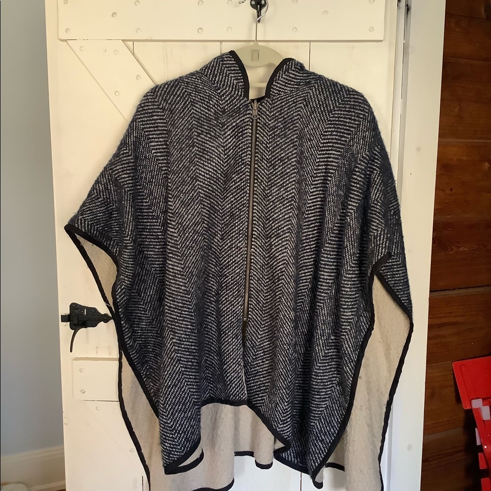 Free People cape blue